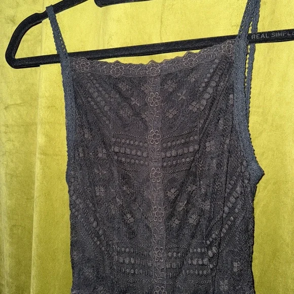 Lace Open Back Black Dress, S - Picture 3 of 4